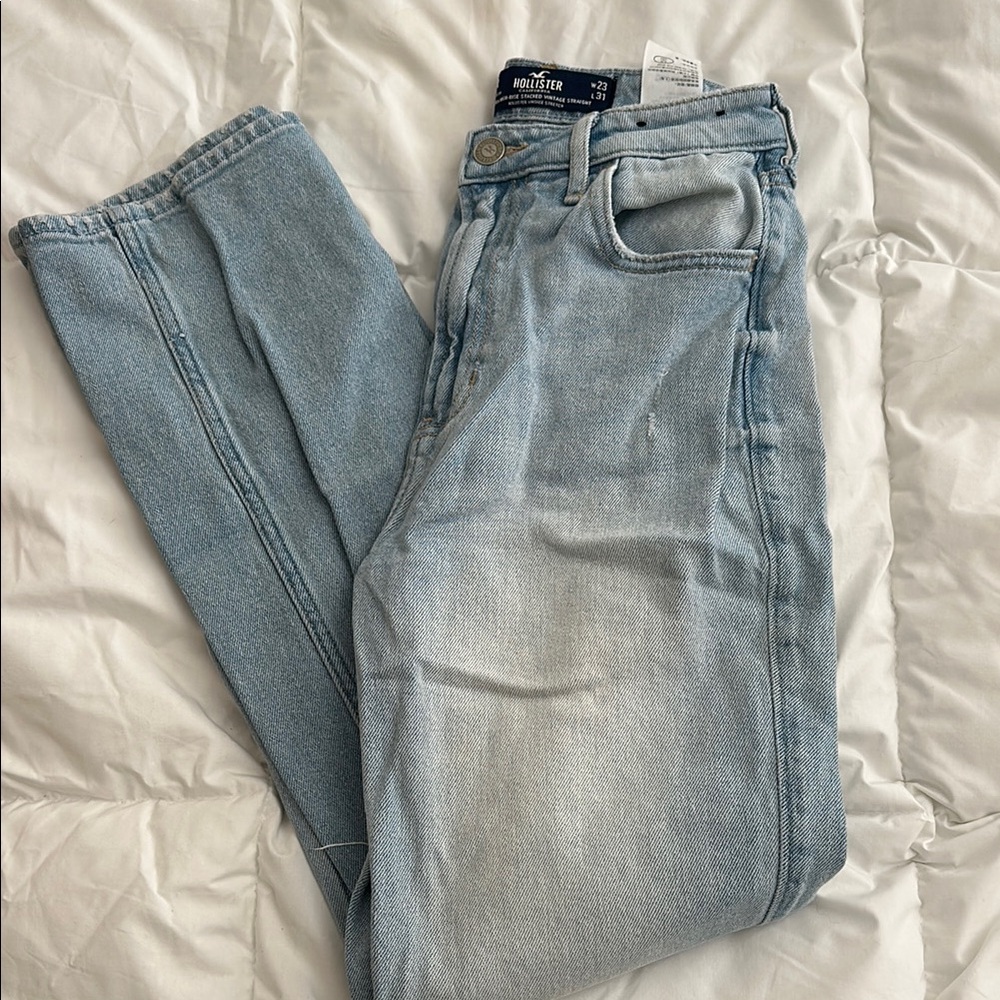 Hollister Men's Light Blue Jeans